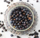 Juniper Berries Black Leaves