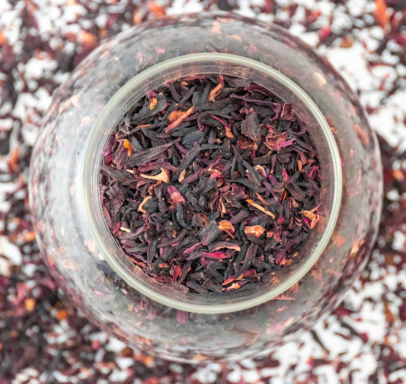 black leaves - Organic Hibiscus Tea